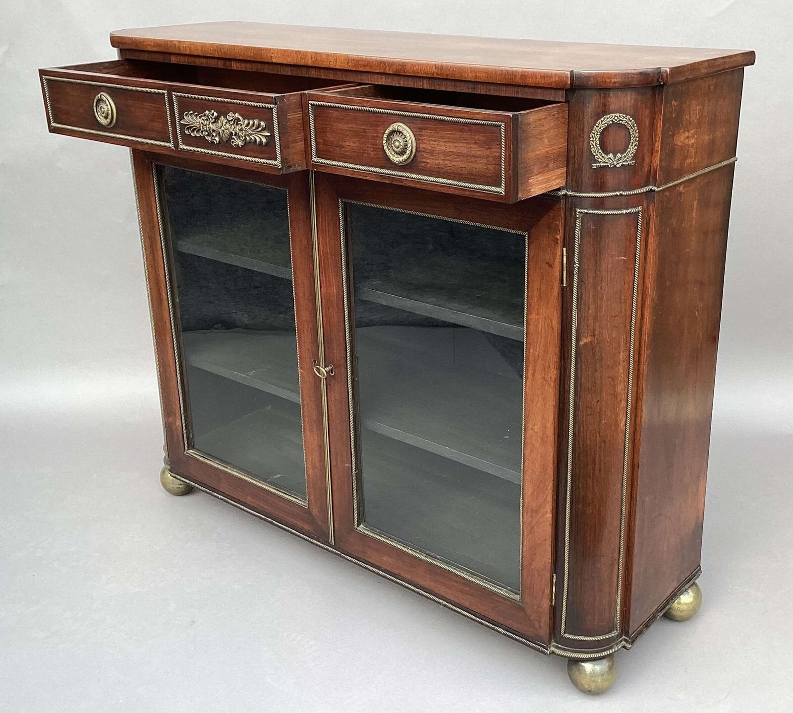 Good Regency Rosewood And Gilt Brass Mounted Side Cabinet photo 3575.0