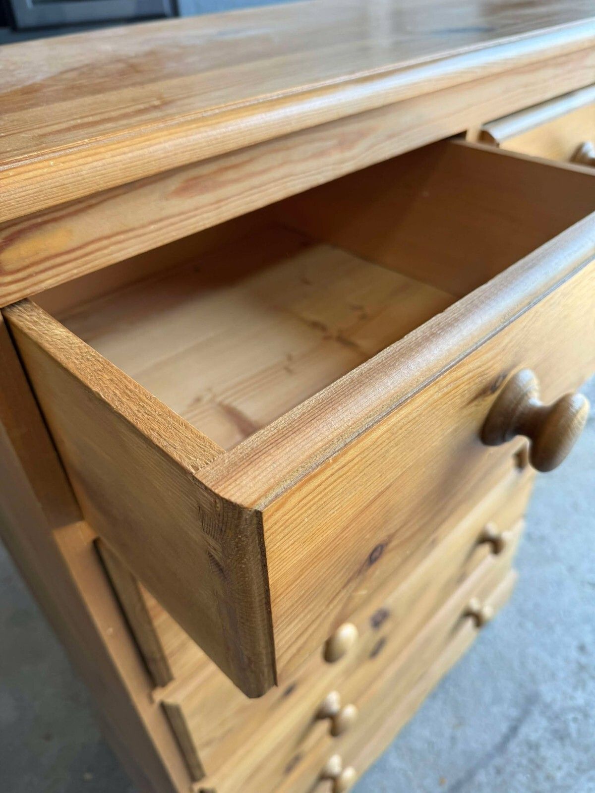 Quality Solid Pine Chest Of Drawers Ready To Upcycle In Fusion Paint photo for sale