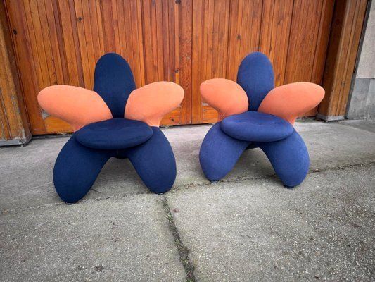 Lily Chairs In The Style Of Masanori Umeda, 1990s, Set Of 2
