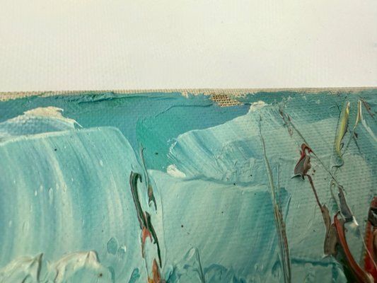 photo buy Walter Prescher Van Ed, Ships, Oil On Canvas, 1980s