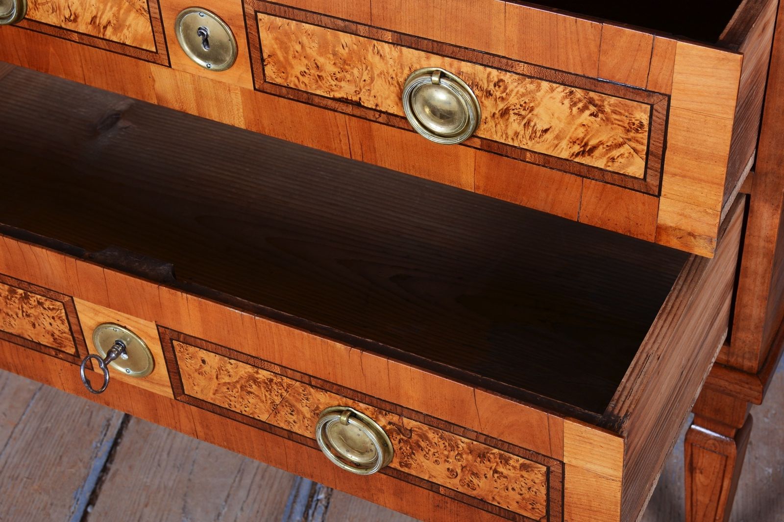 photo for sale Restored Empire Sideboard, Cherry Wood, Revived Polish, Czech, 1790s
