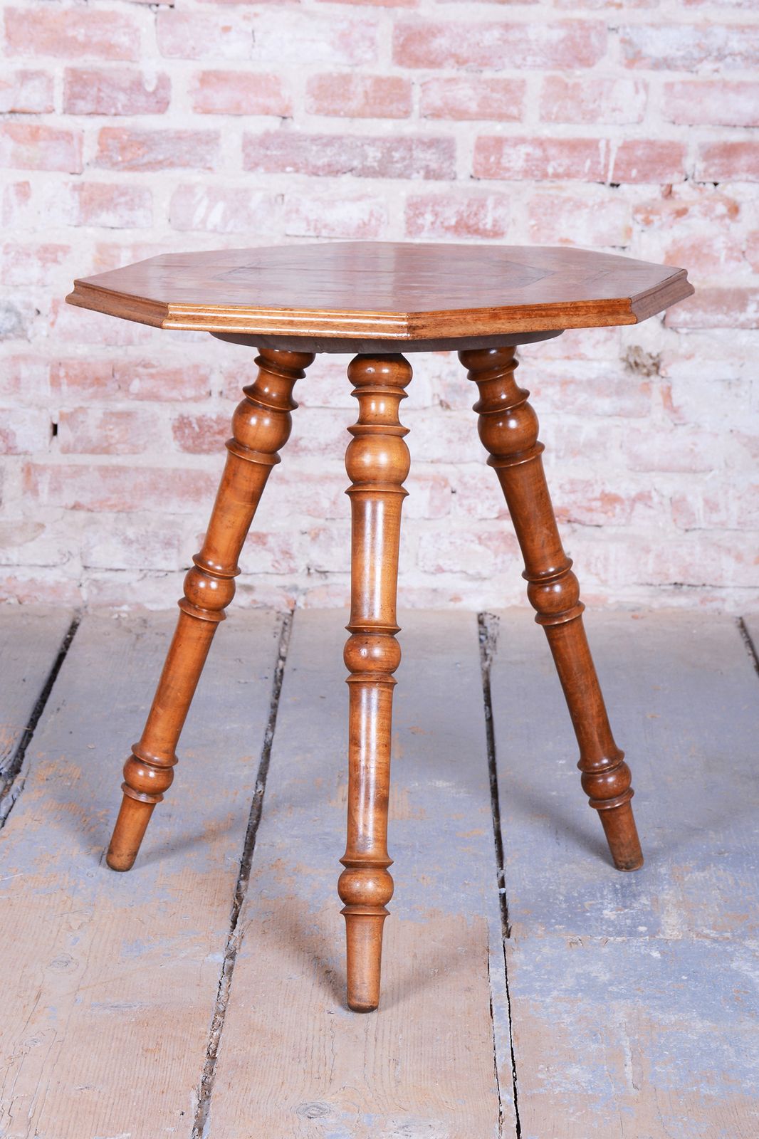 Restored Biedermeier Coffee Table, Cherry, Walnut, Revived Polish, Czech, 1870s photo Furniture