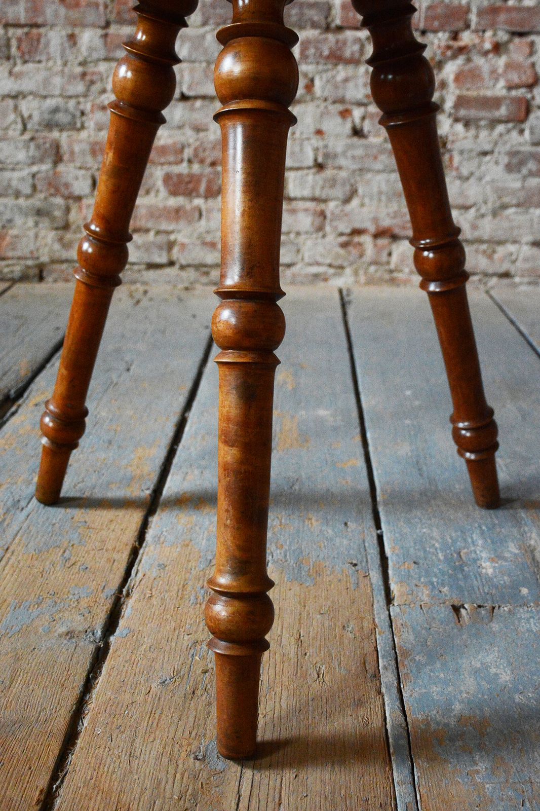 photo furniture Restored Biedermeier Coffee Table, Cherry, Walnut, Revived Polish, Czech, 1870s