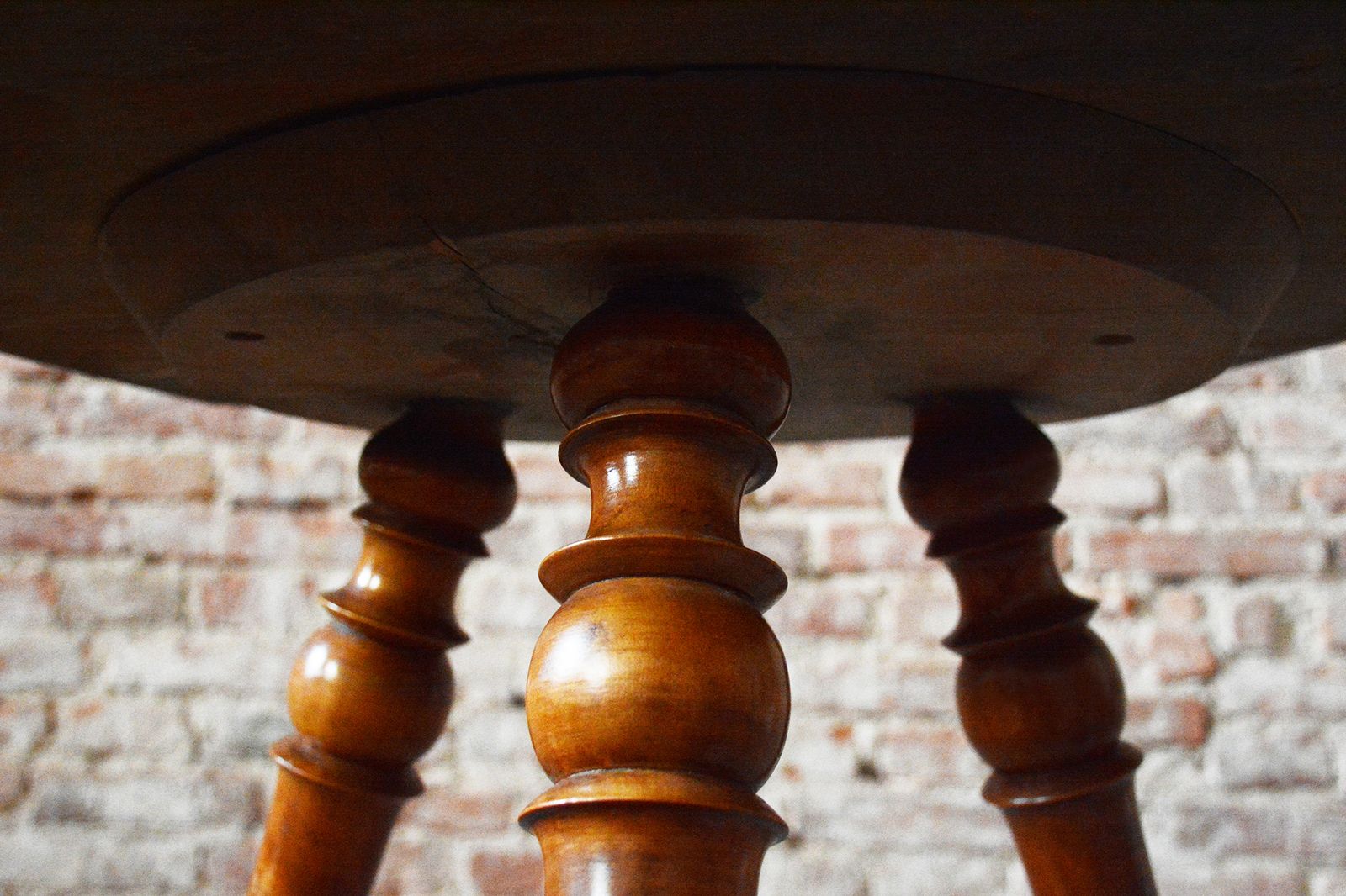 photo for sale Restored Biedermeier Coffee Table, Cherry, Walnut, Revived Polish, Czech, 1870s
