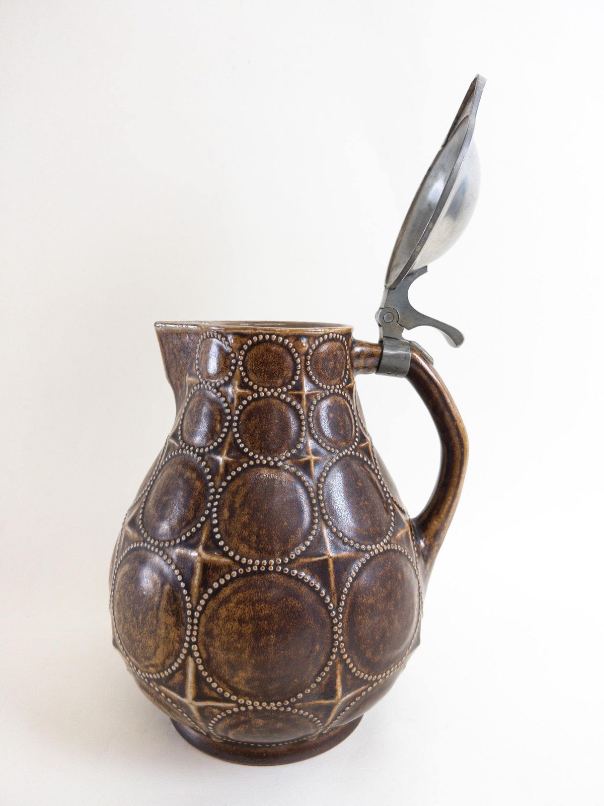 Antique Art Nouveau Beer Stein By Reinhold Merkelbach Stein   Designer Paul Wynand   Stein 2179 photo for sale