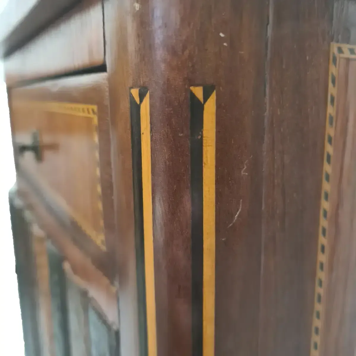 photo for sale Antique French Louis XVI Style Bedside Table, From Around 1900