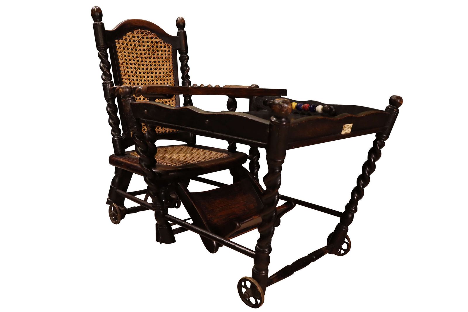 An English Oak Metamorphic Childs High Chair photo vinterior
