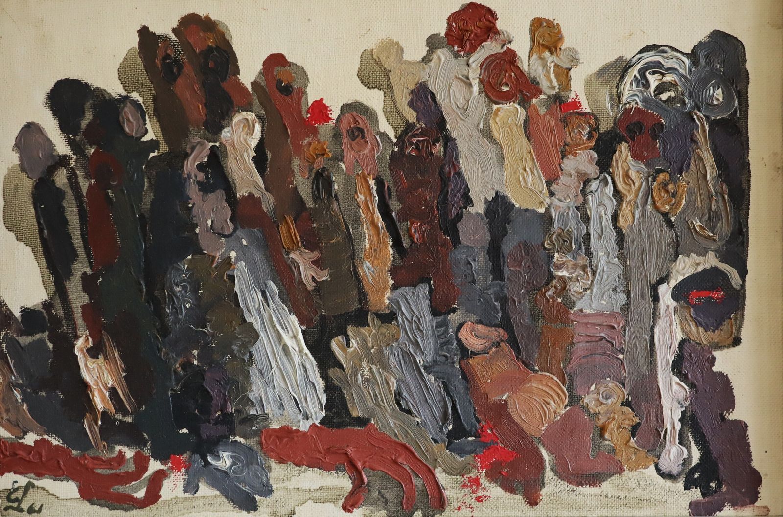 Procession Of Shadows  Oil Painting photo buy