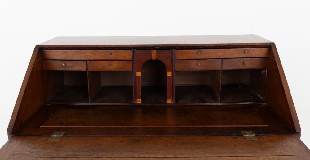 Georigian Bureau Desk Elm Period Antique photo buy