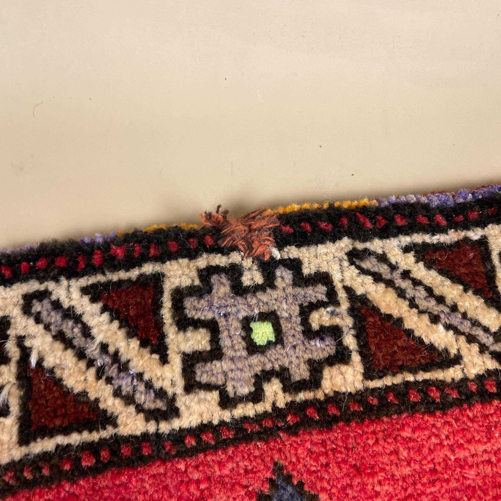 Antique Kilim Cushion Moroccan Rug Carpet Bolster Pillow Handwoven Handmade Woven Traditional Mat Fabric 44x50cm Scatter Vintage Old photo vintage