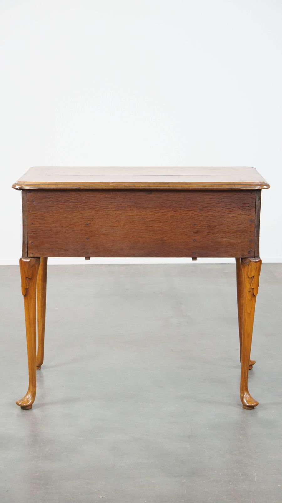 Beautiful Antique Dutch Burl Walnut Wooden Writing/Side Table From The 18th Century photo Furniture