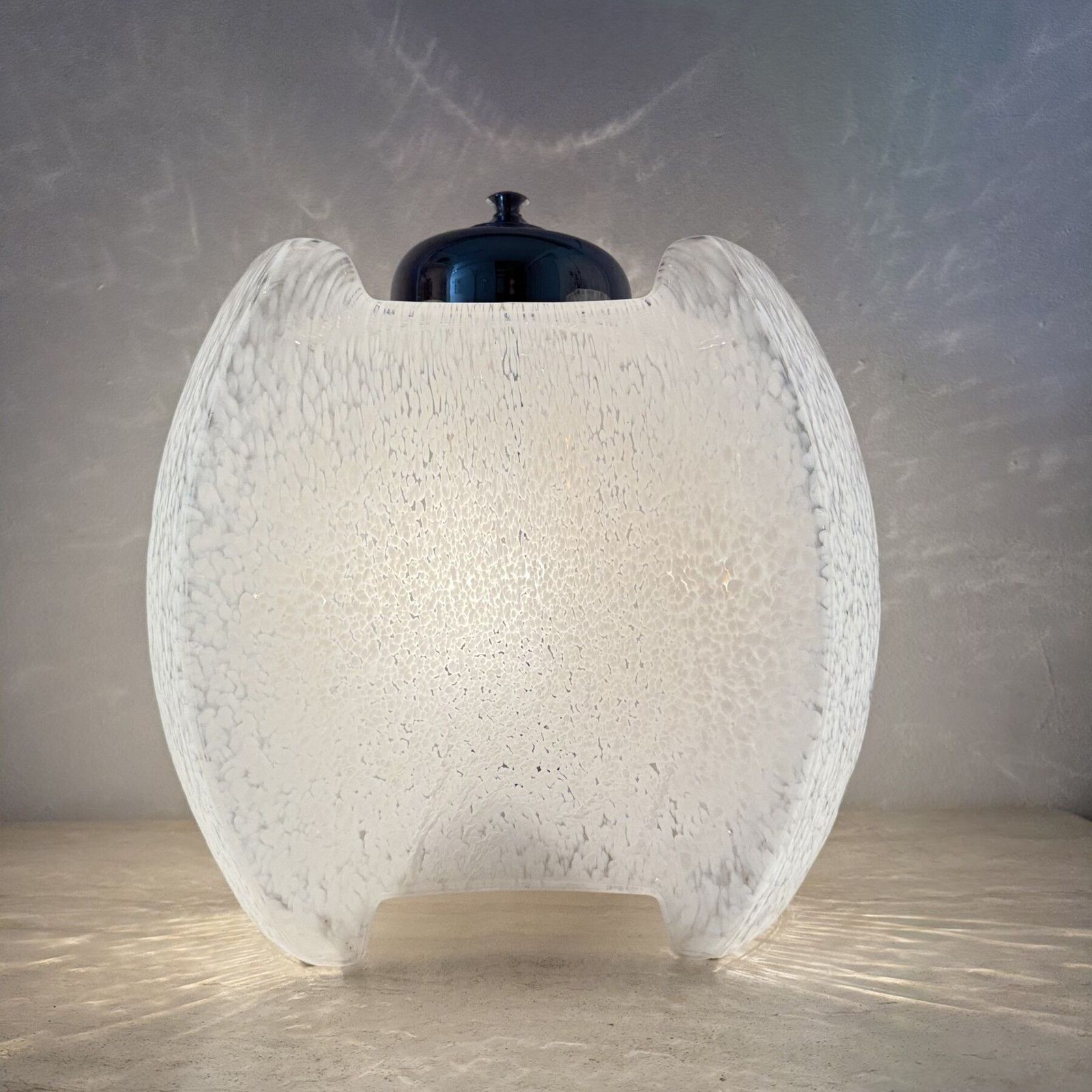 Mid Century Design Italian Carlo Nason For Mazzega Glass Floor / Table Lamp , 1970’s photo for sale