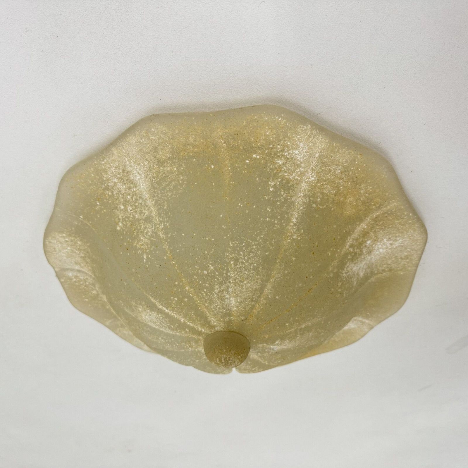 photo furniture Mid Century Italiaanse Murano Glazen Plafondlamp, Jaren 1970