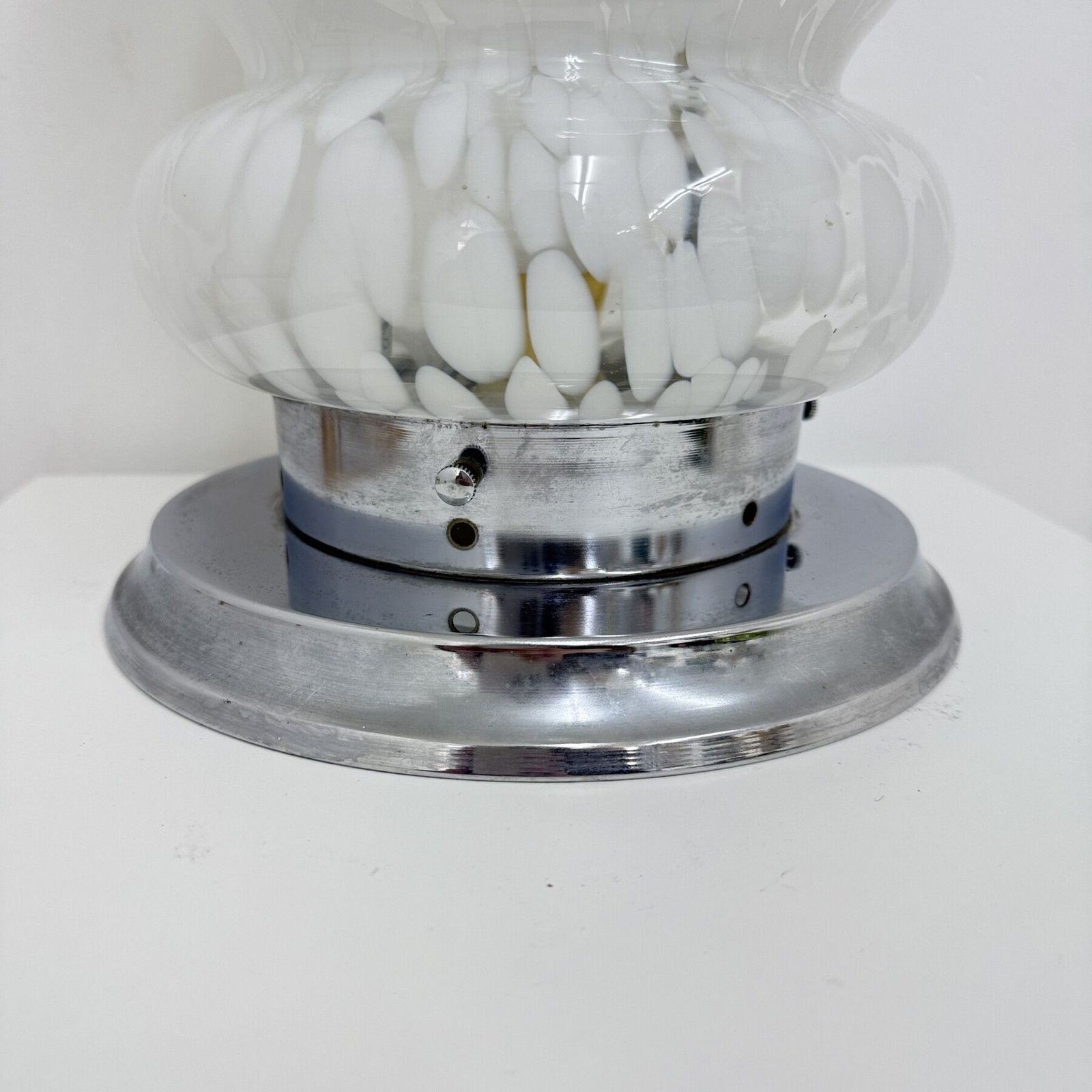 Mid  Century Design Mazzega Carlo Nason Glass Table Lamp / Floor Lamp , 1970s photo vinterior