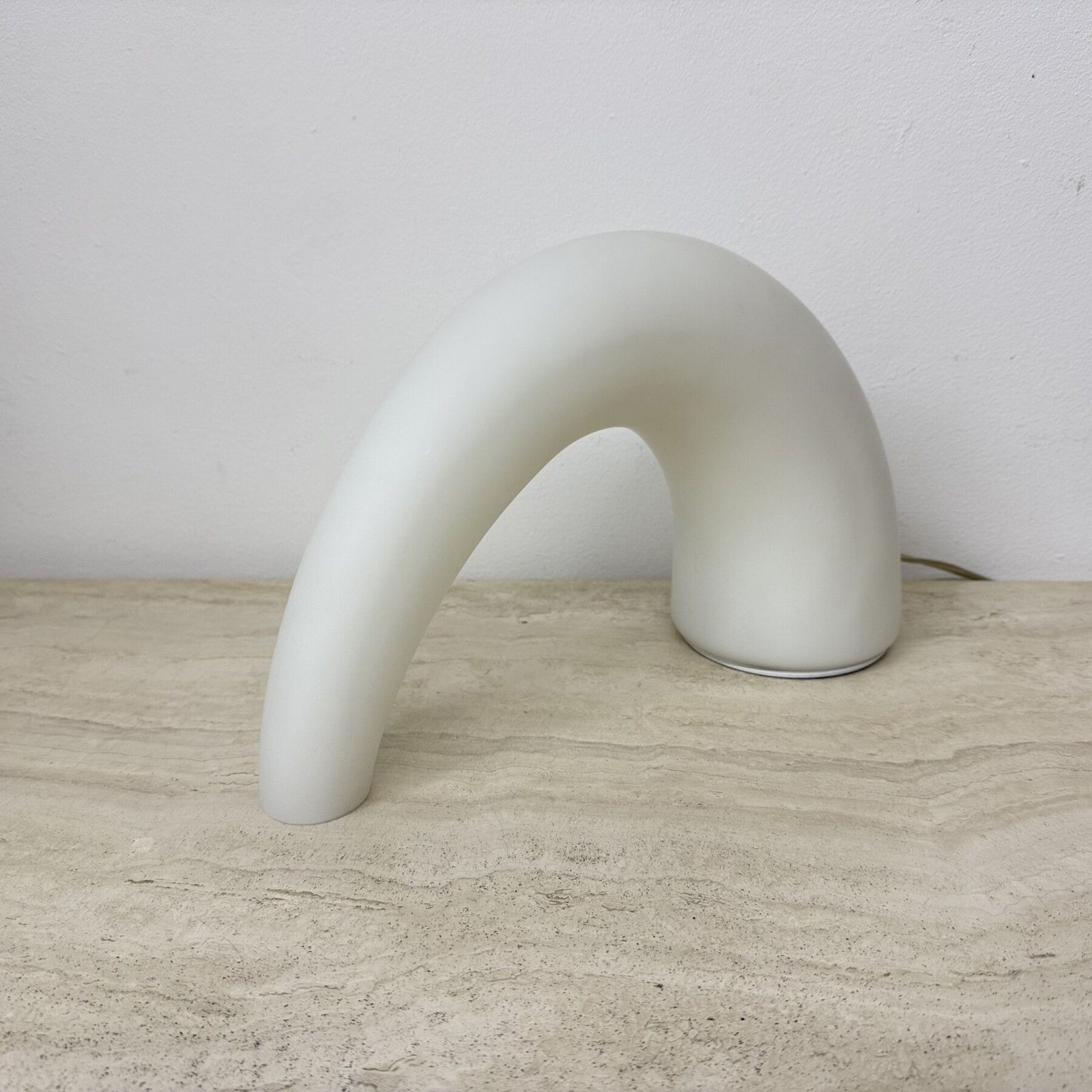 photo for sale Fontana Arte Thor Glazen Tafellamp, Jaren 1980, Italië