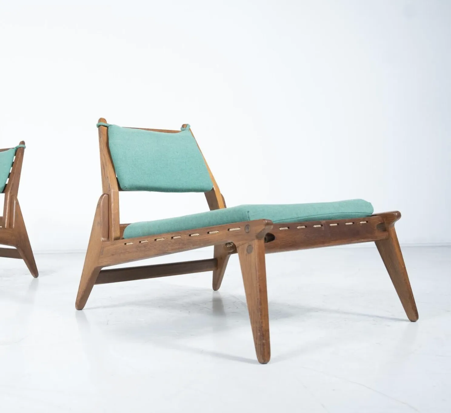Furniture Set Of Hunting Chairs By Heinz Heger And Annaberg Buchholz, Former Gdr, 1960s photo
