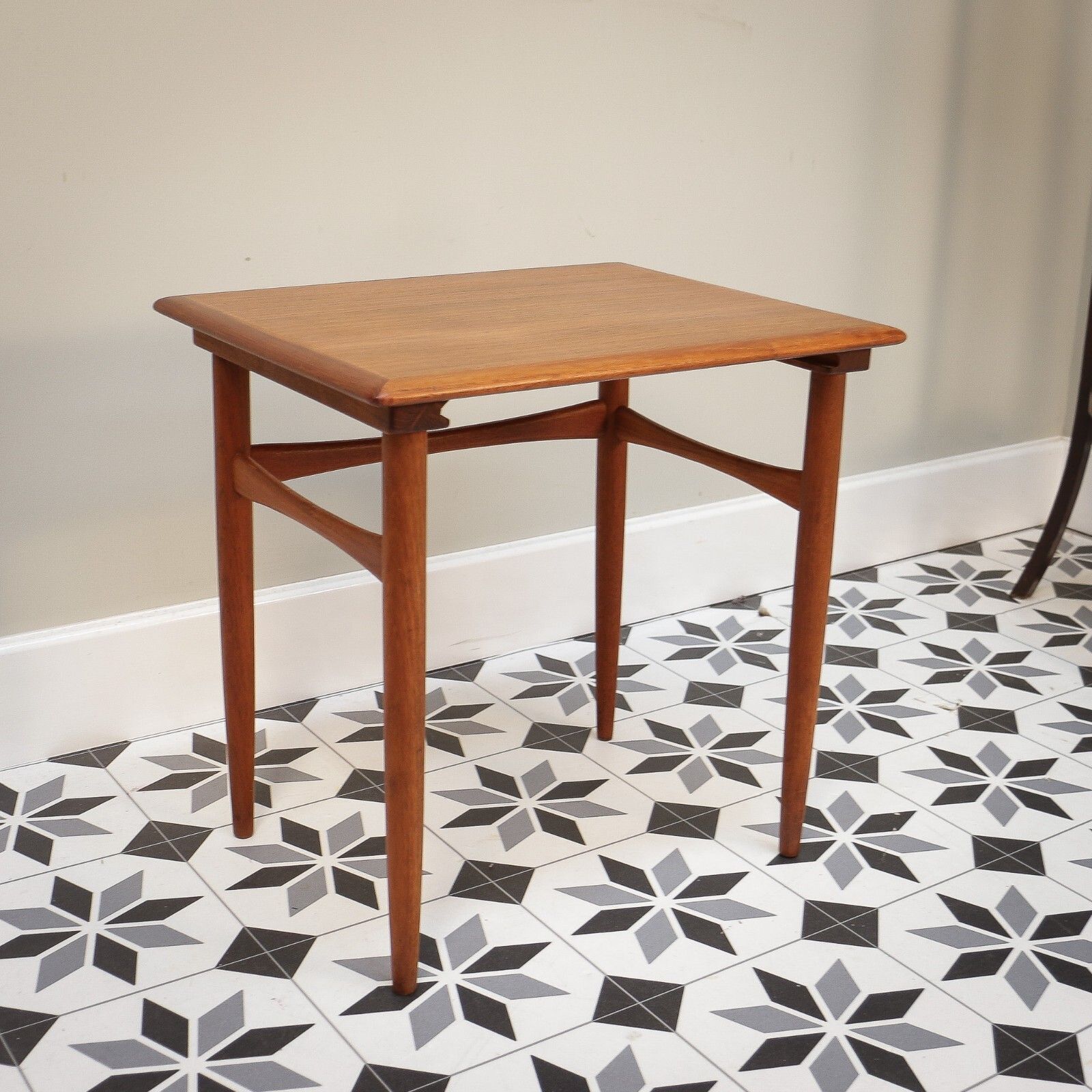 photo for sale Mid Century Nest Of Tables In Teak Kai Kristiansen Mimi Set For Skovmand & Andersen