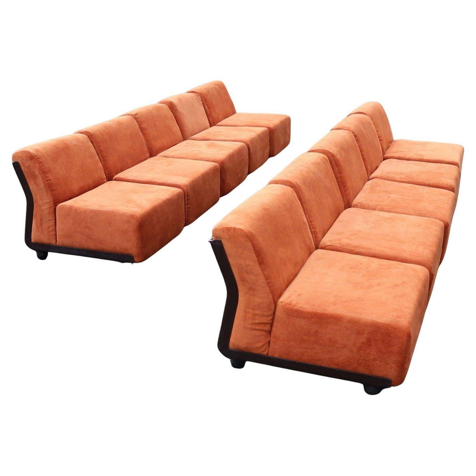Mid Century Modern Amanta 24 Armchair Modular Sofa Mario Bellini B&B Italia 1970