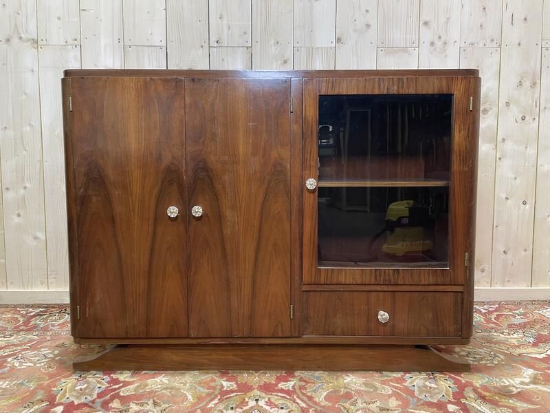 Buffet Art Déco En Noyer