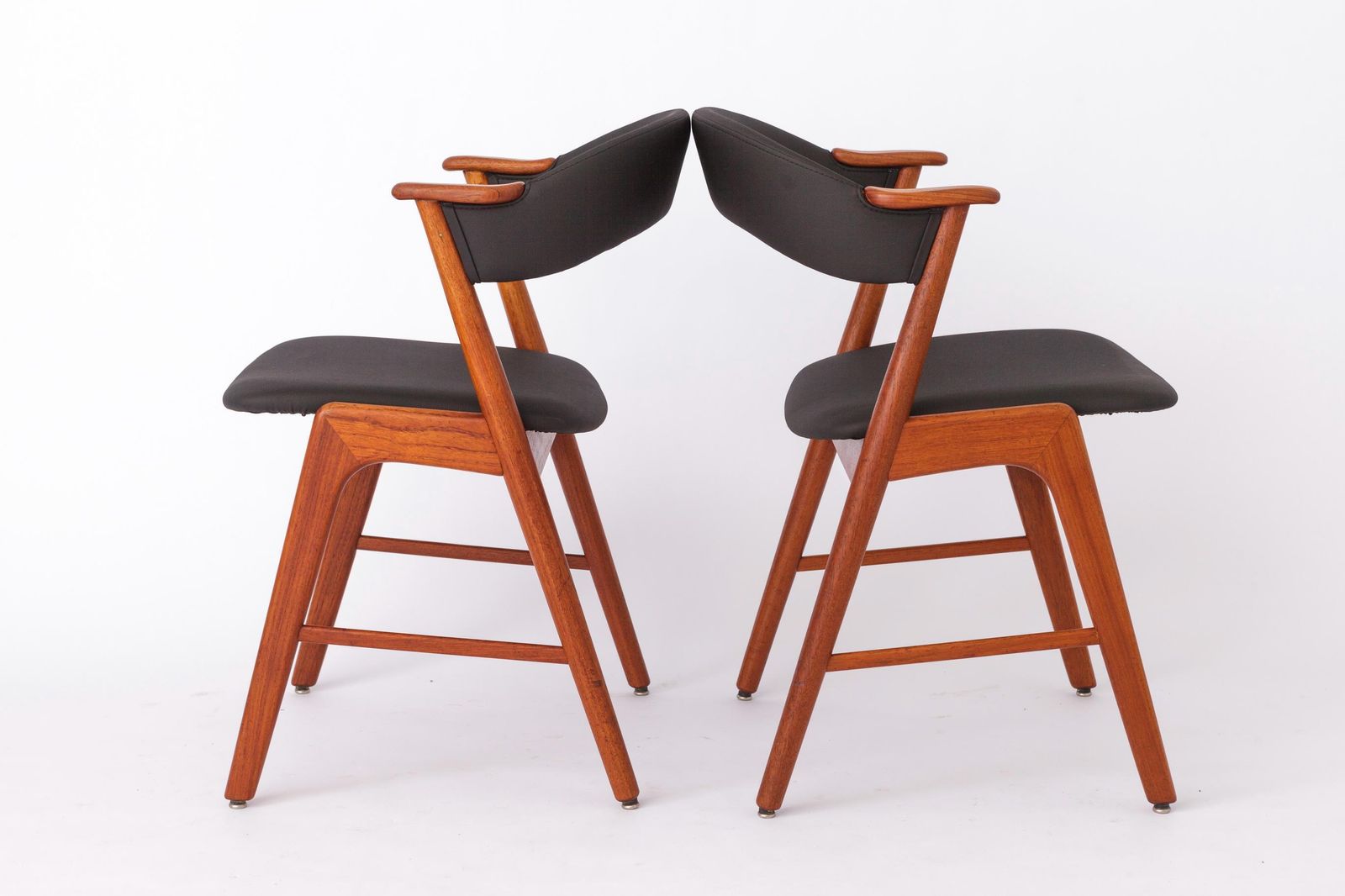 Set Of 6 Danish Teak Dining Chairs By Korup Stolefabrik – 1960s Mid Century Modern Design photo Furniture