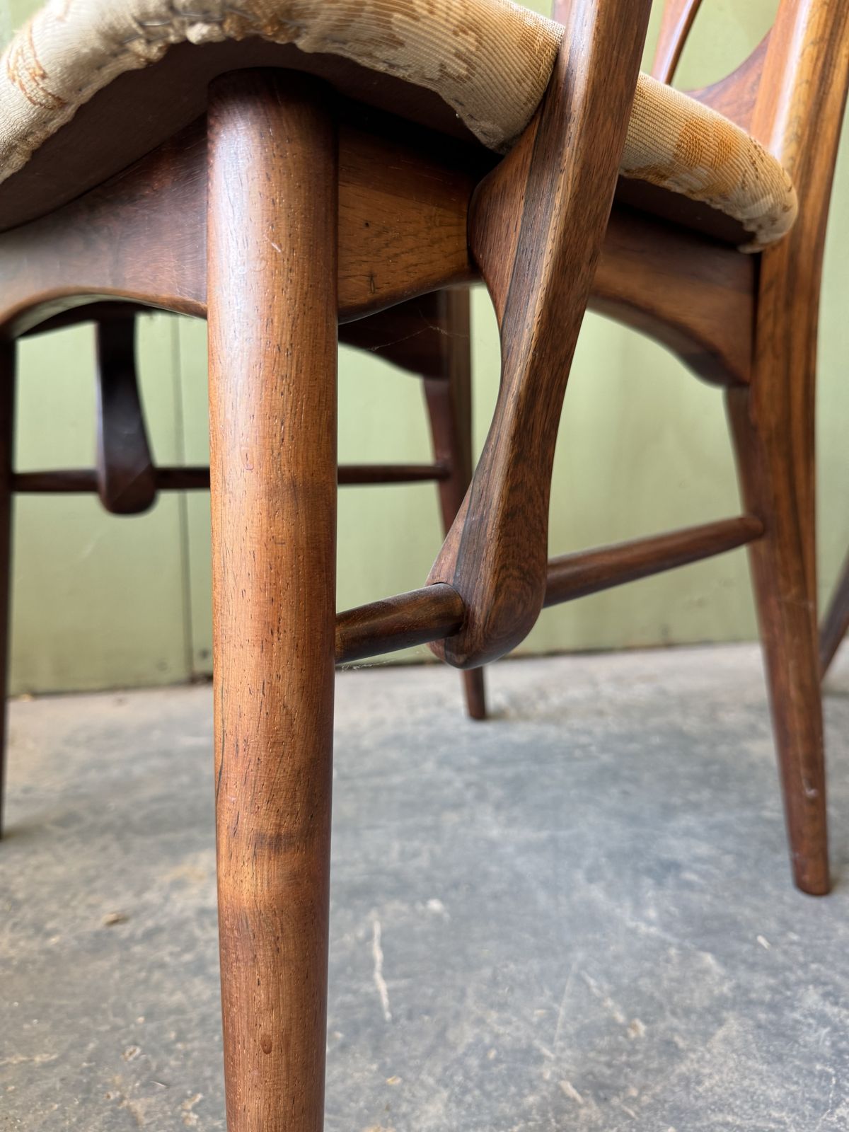 Niels Koefoed Mid Century Rosewood Dinning Chairs photo vintage
