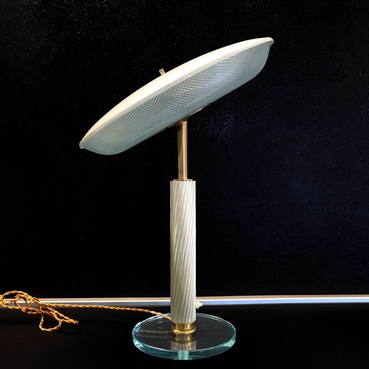 Lampada Da Tavolo Vintage Di Pietro Chiesa Per Fontana Arte, Italia, Anni '40