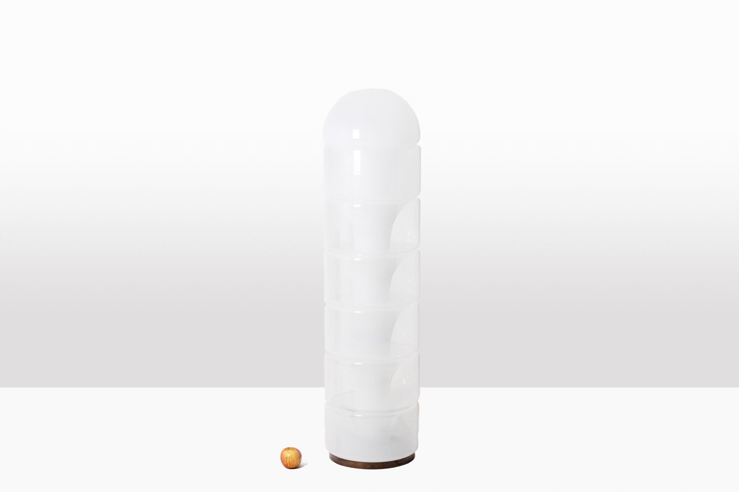 Carlo Nason. “Column” Floor Lamp In Opalescent Glass. 1970s/80s. photo furniture