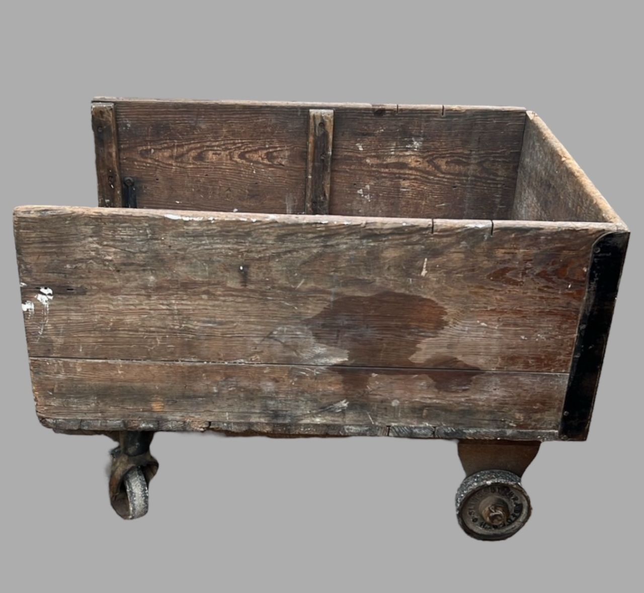 A Wooden Original Slingsby Industrial Trolley/Cart photo for sale