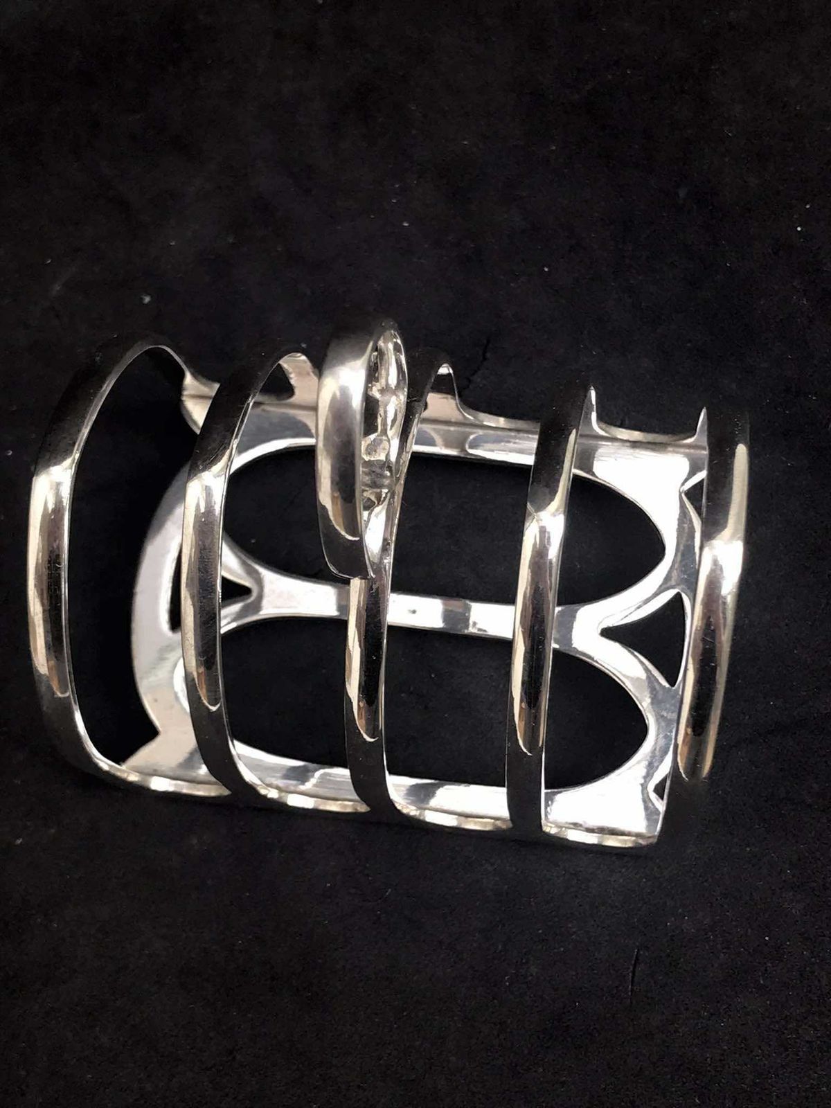 Antique Toast Rack Holder 4 Slices Silver Plated Breakfast English Victorian Wedding Gift Hostess Gift Atkin Brothers photo 178.0