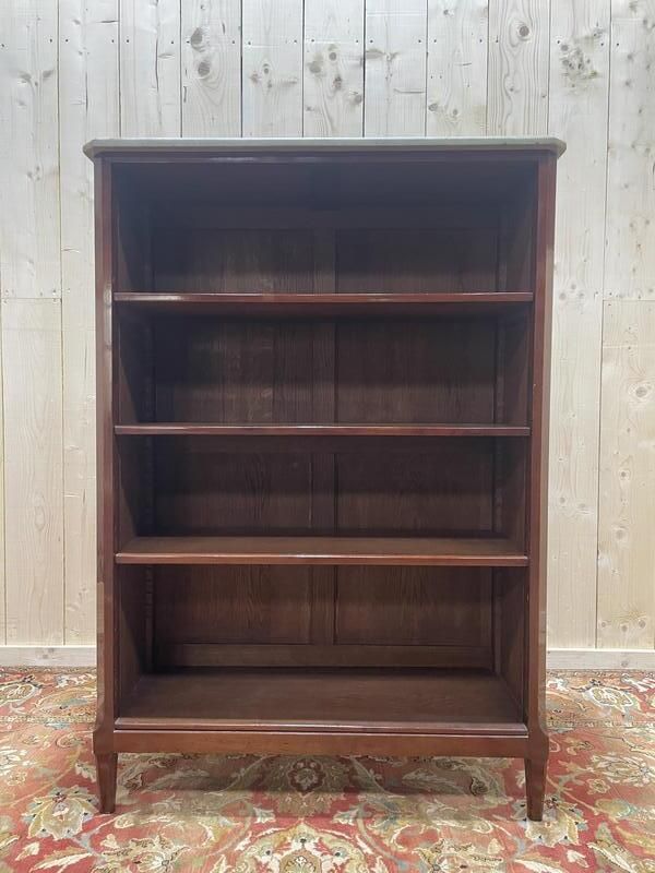 Bibus   étagère Petite Bibliothèque En Acajou De Style Louis XVI