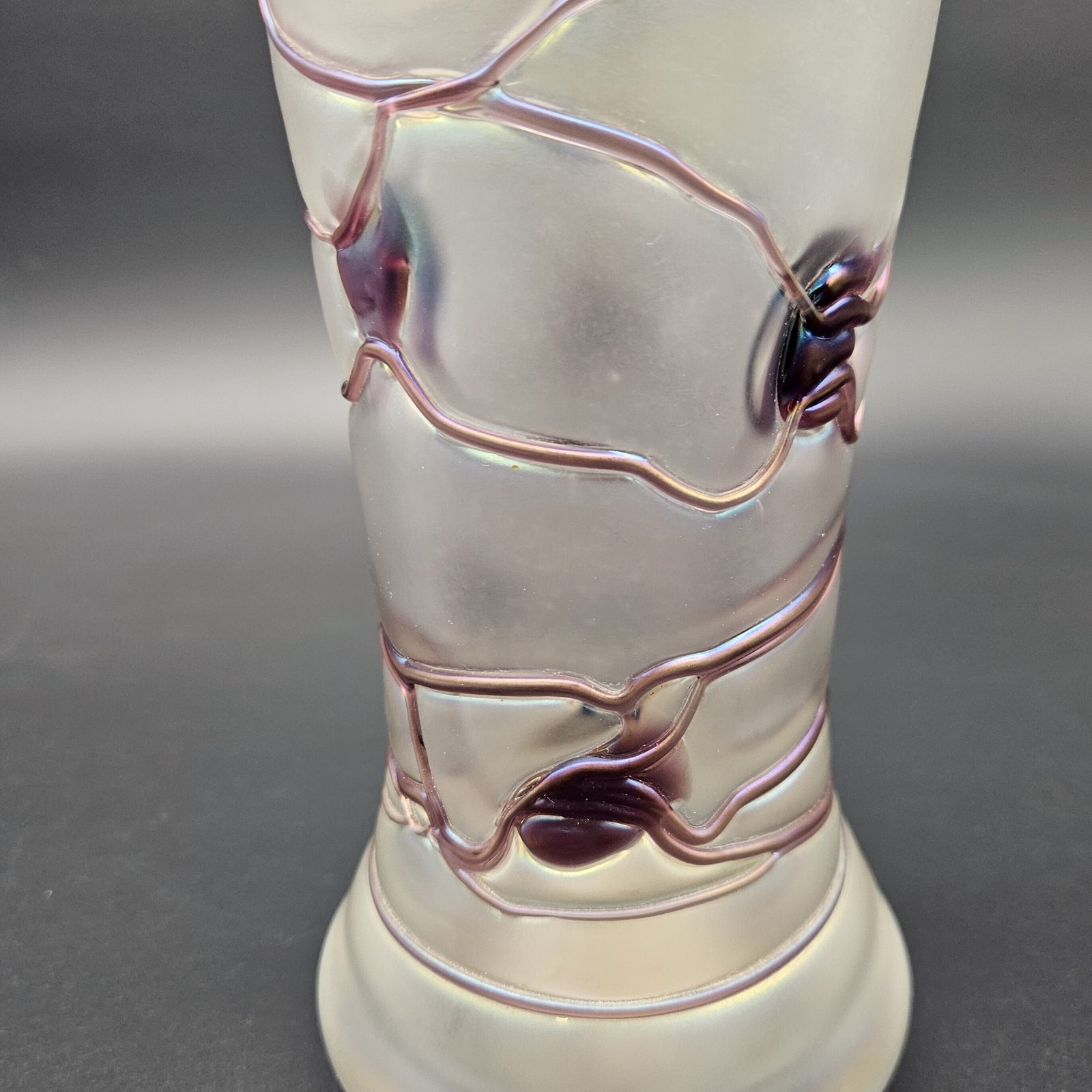 Art Nouveau Glass Vase Freiherr Von Poschinger. 1920   1930 photo 300.0