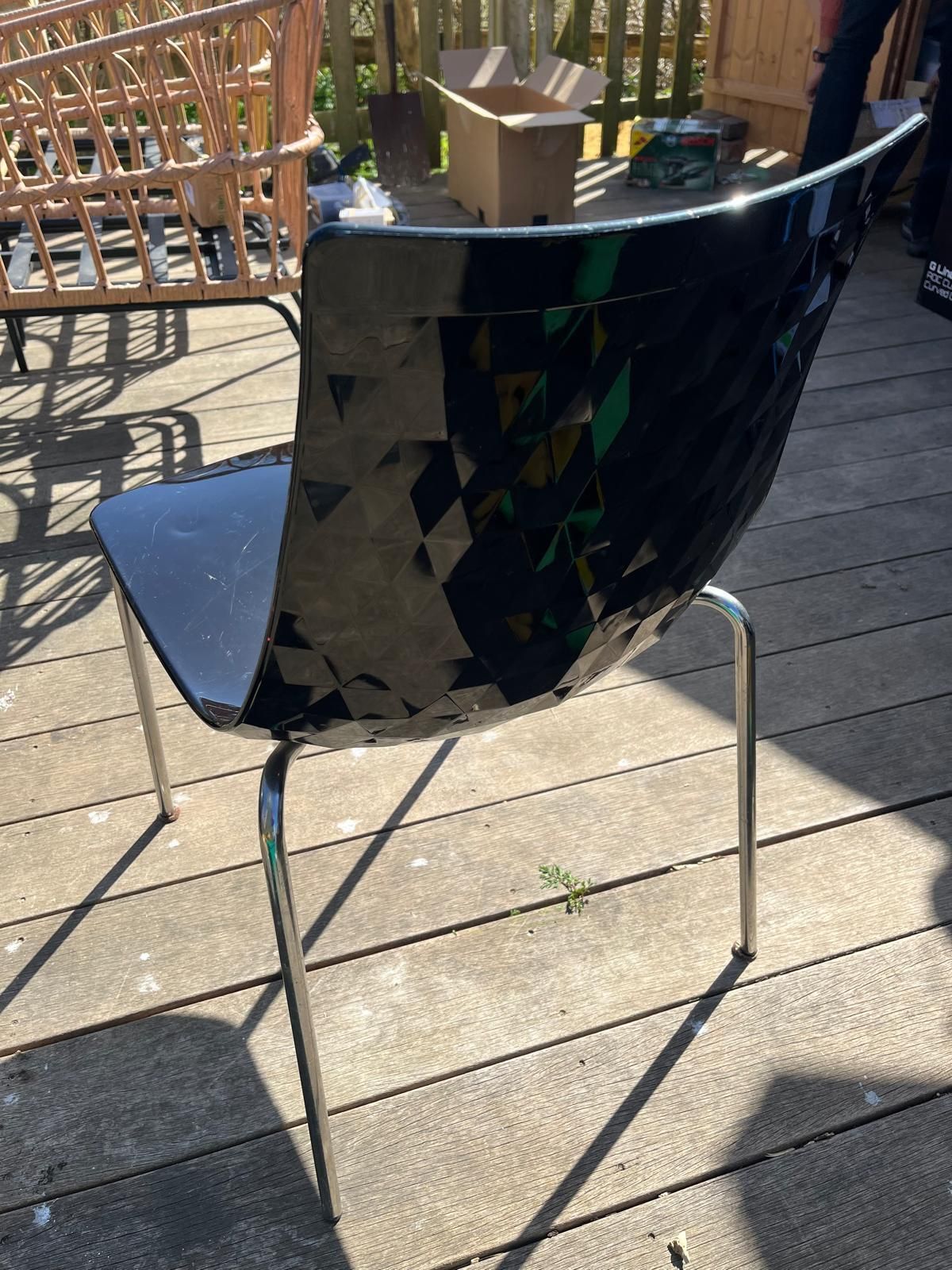 6 Calligaris Ice Chairs In Black