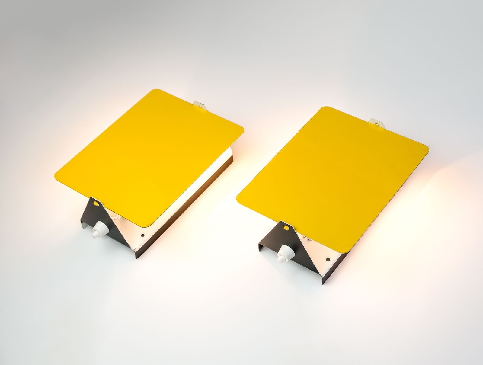 Pair Of Original Mid Century Charlotte Perriand "Cp1" Wall Lights, France 1960s photo vinterior
