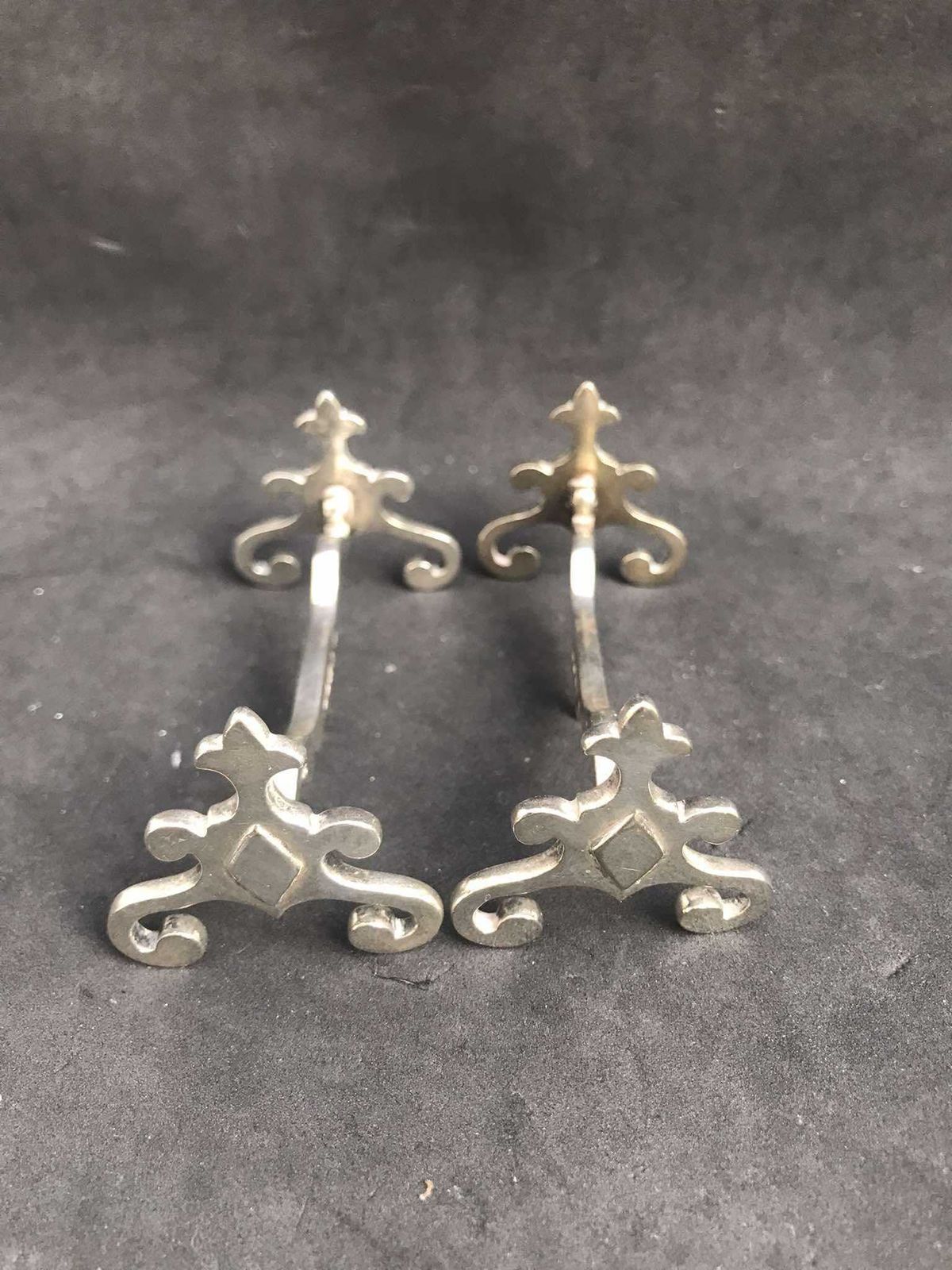 Knife Rests Large For Table Cutlery Holders Antique English Silver Plated Metal Dinner Table Holiday Elegant Set Of 2 Gift For Couple photo furniture