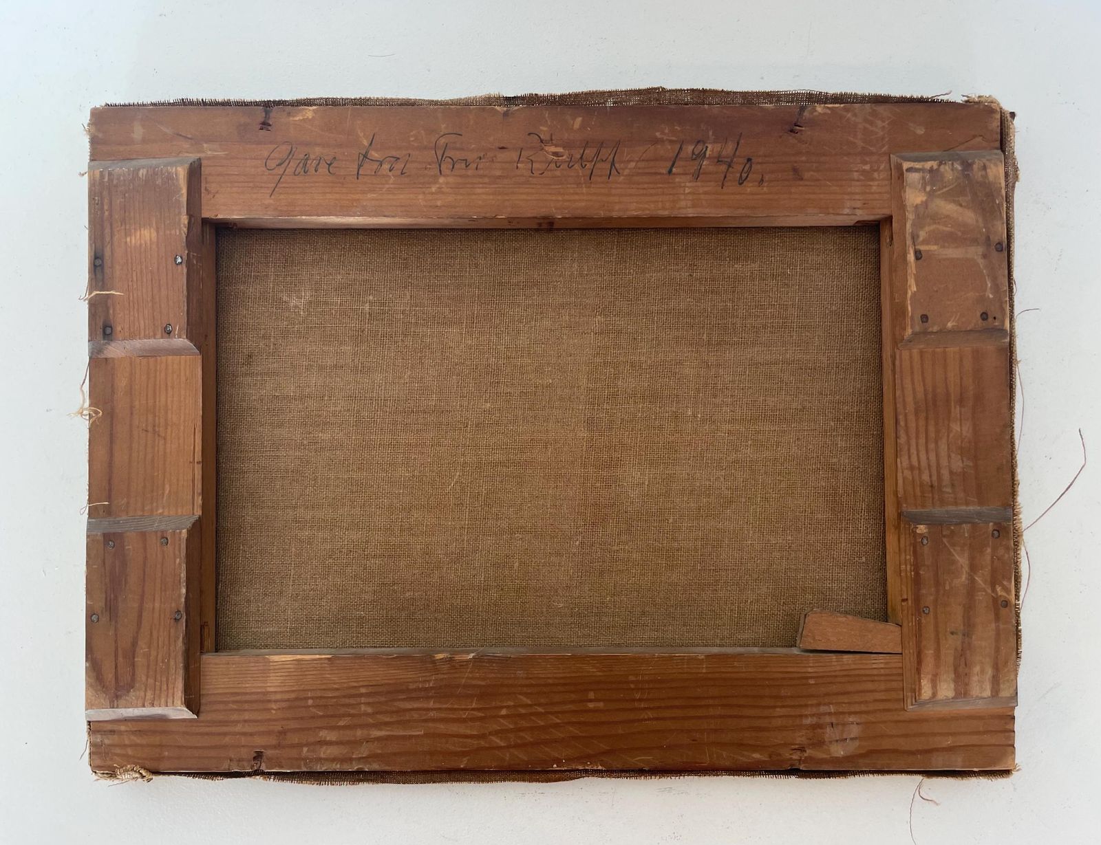 photo furniture Danish Antique Early 20th Century Signed Oil On Canvas Painting With Motive Of Children Playing At A Farm In Valby, Copenhagen