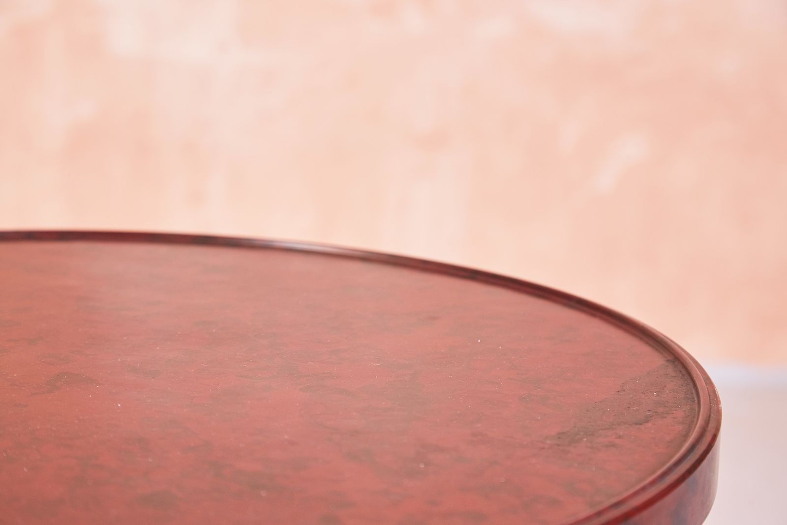 Modernist Mid Century Mahbro Round Bakelite Side Table With Aluminium Legs photo Furniture