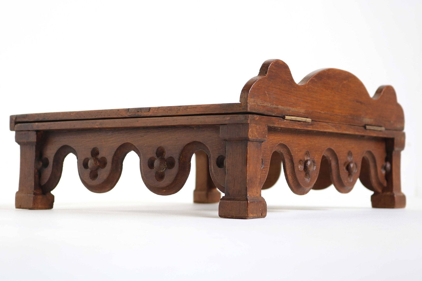 Antiek Handgemaakt Houten Lutrin Bijbelstandaard Religieus Kerkelijk Boekenrek Leesstandaard Of Muziekstandaard Tablethouder Meerdere Hoogtes 1900 photo furniture