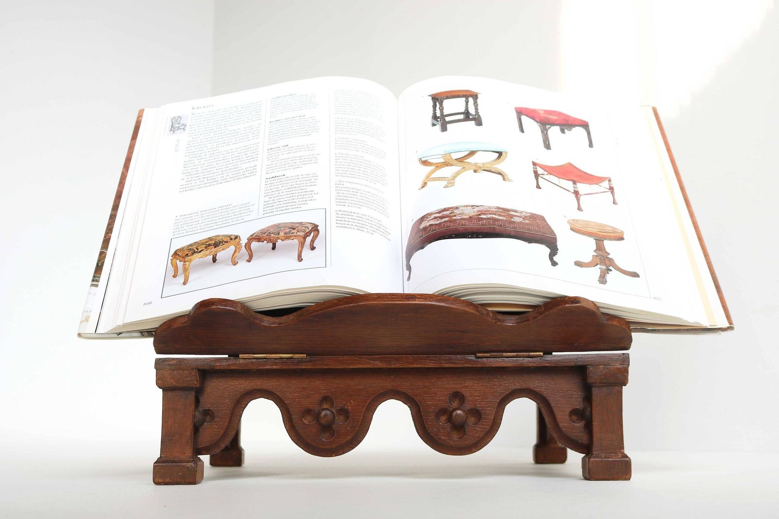 Antique Hand Crafted Wood Lutrin Bible Book Stand Religious Church Book Rest Reading Or Music Stand Tablet Device Several Heights 1900 photo 562.0