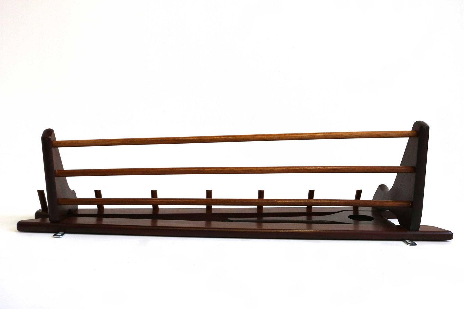 photo furniture Mid Century Design Massief Teak Kledingkast Kapstok Hoedenrek Hal Rek Haak Standaard Dutch Design Electrimeufa Jaren 60 Retro