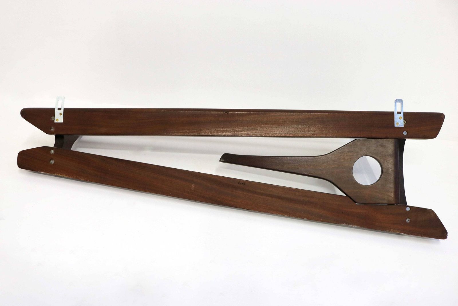 photo for sale Midcentury Design Solid Teak Wardrobe Entryway Shelf Coatrack Hatrack Hall Rack Coathanger Coat Stand Dutch Design Electrimeufa 60s Retro
