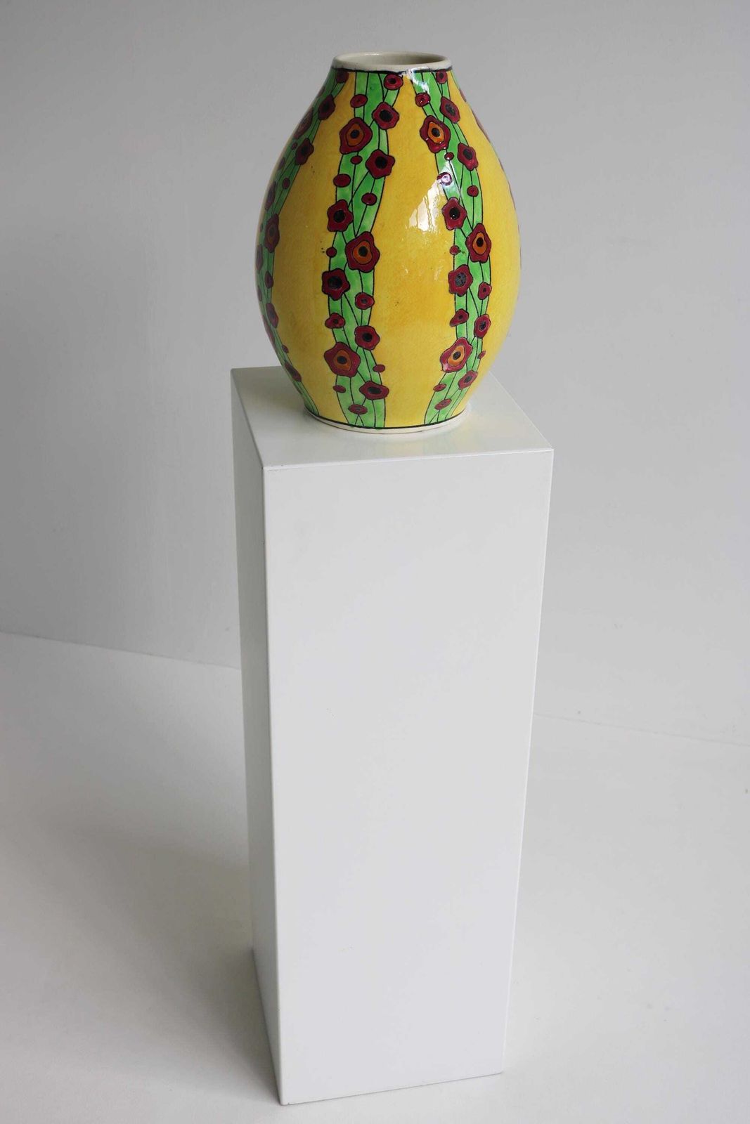 Art Deco Vase By Charles Catteau For Boch Freres Keramis Model ''Olga D.788'' , Belgium Ca. 1925 1930 photo Home Decor