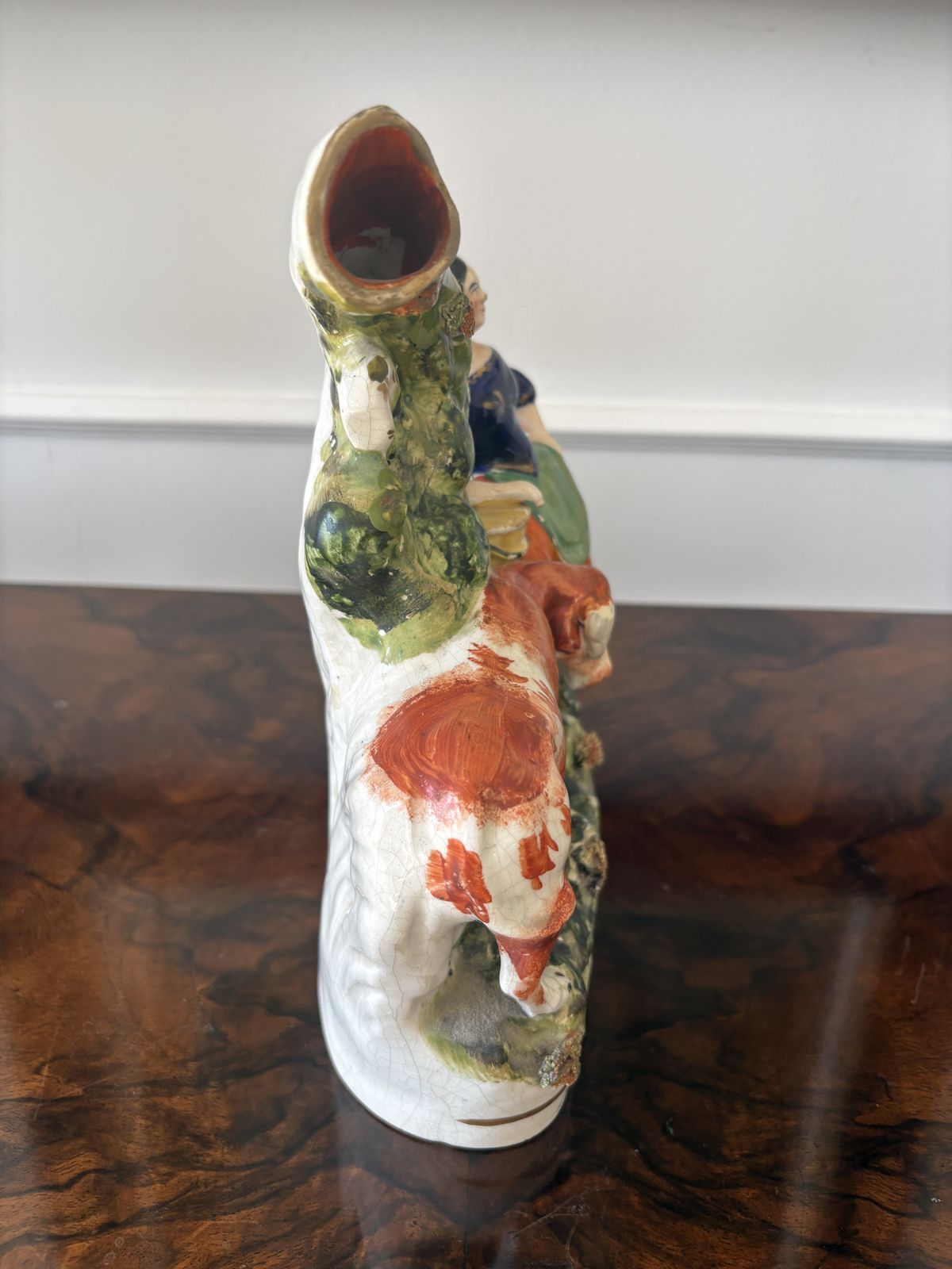Antique 19th Century Staffordshire Flatback Figure photo vintage