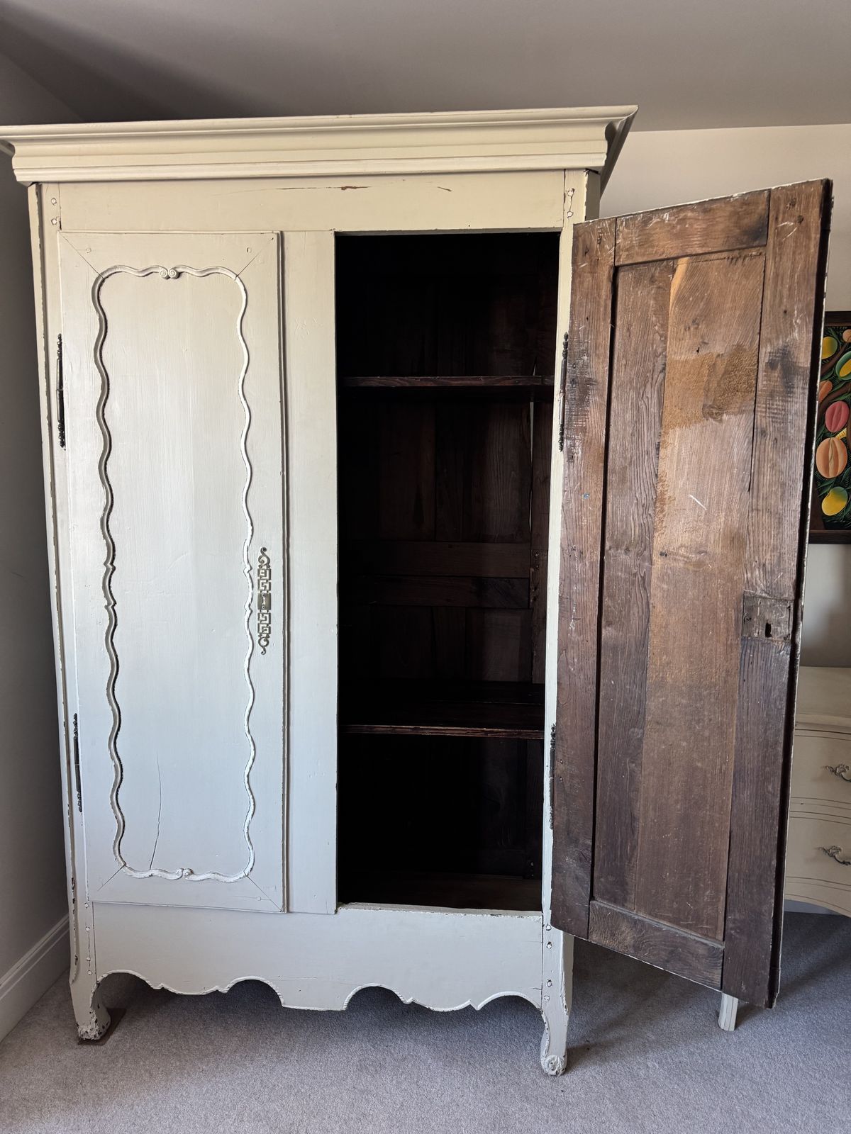 Louis XV French Armoire, 19th Century photo Furniture