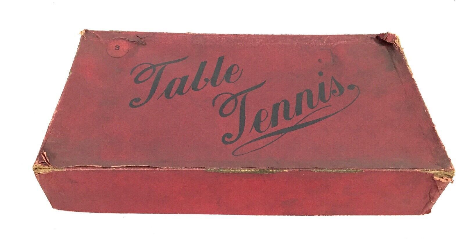 Antique 1901s Tabletop Table Tennis Parlour Game Boxed / Ping Pong photo for sale