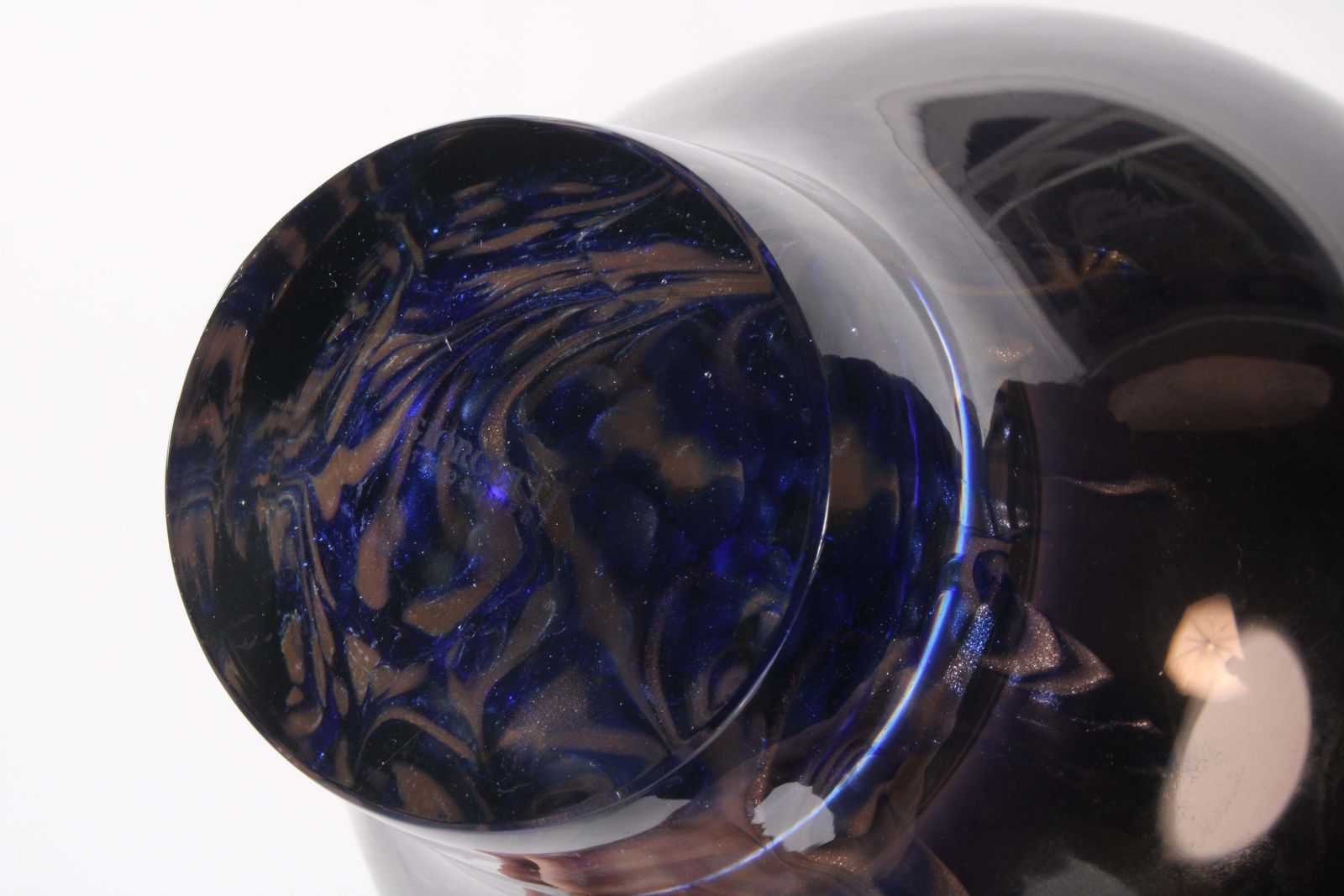 'Atmosphere' Italian Hand Blown Glass Vase By Giorgetti * Free Global Delivery photo vintage