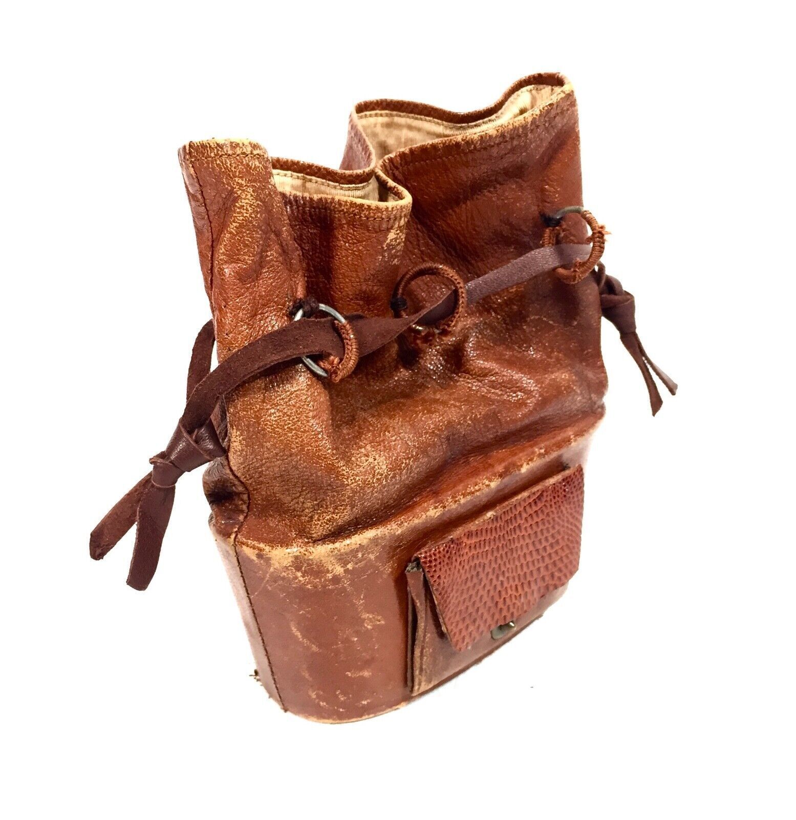 photo furniture Antique 19th Century Opera Glasses In Rare Leather Bag / Case / Binoculars