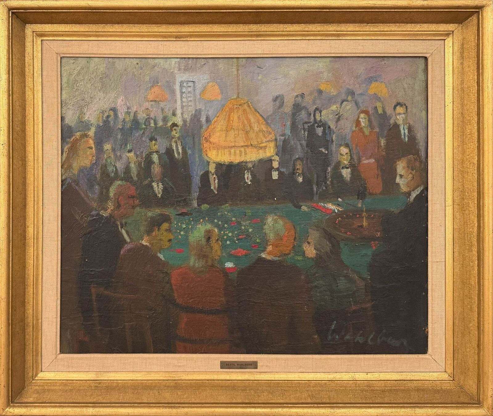 Bertil Gunnar Wahlberg (1923 1980) 'All Eyes On Red'
