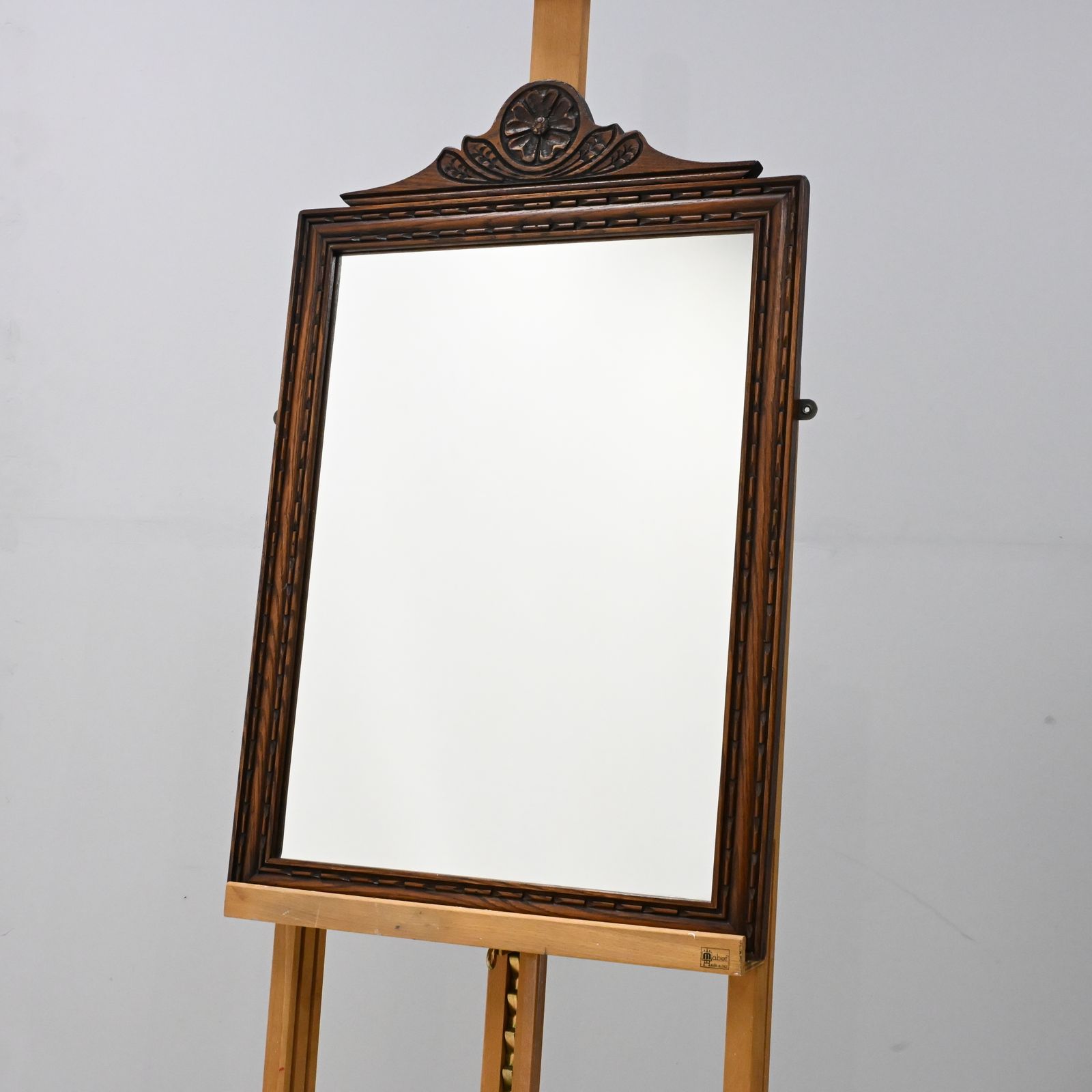 Old Charm Oak Framed Wall Mirror Heavy 80cm X 52cm Light Oak Free Delivery* photo vinterior