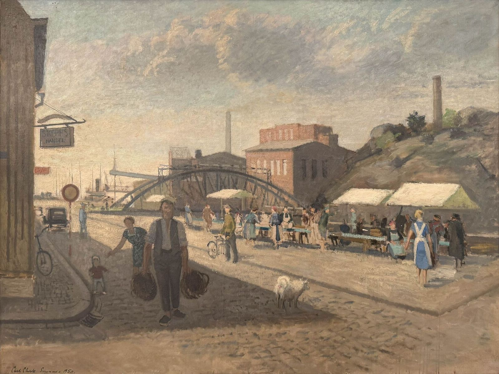 Carl Cheek (1927 2011) 'The Fish Market' photo furniture