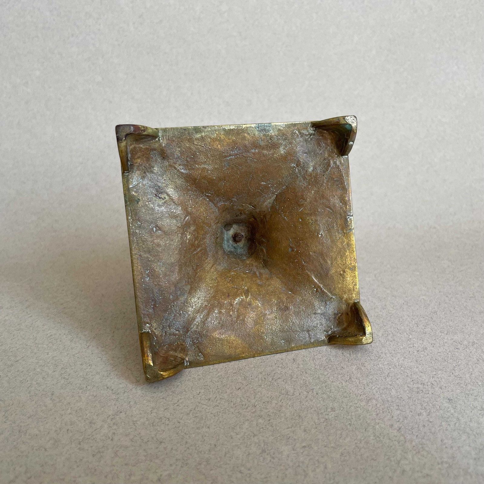 Antique Brass Matchbox Holder Letter Holder Decorative Desk Ornament Match Box Holder Ornate Gold photo vinterior